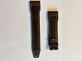 IWC Pilot Uhrenarmband Leder Braun 22/18 Neu!