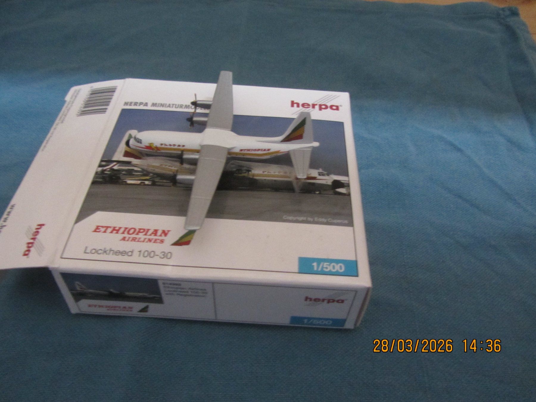 Herpa Kit di modellismo & Modellini statici: Lockheed 100-30 Ethopian Airlines – Nuovo e nell'imballaggio originale da Kirchberg BE venduto da sonne88 1