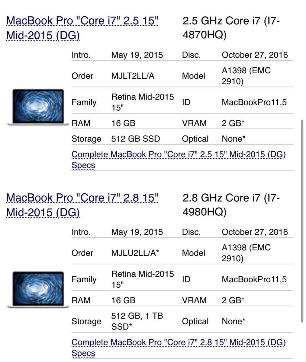 Apple Notebooks: MacBook Pro 15” (2015) – Defekt aus Adliswil von Busys 6