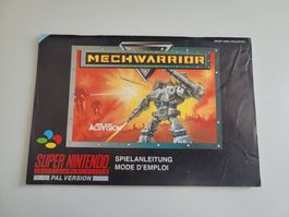 Spielanleitung Mechwarrior (SNES)