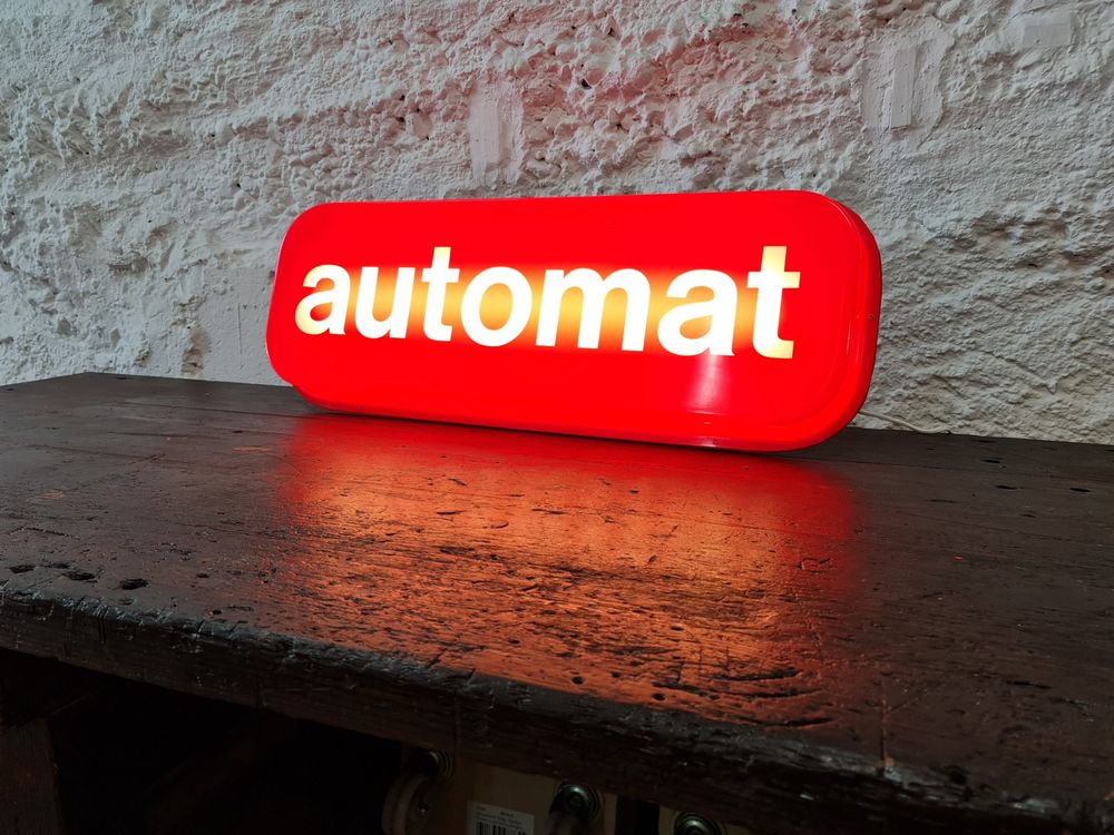 Leuchtkasten Leuchtschrift Automat 76cm Kaufen auf Ricardo