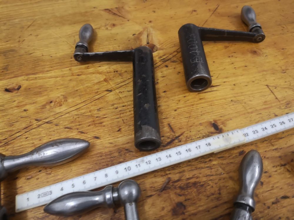 Maschinenkurbel Stellrad Drehkurbel Handkurbel Kurbelrad Handrad