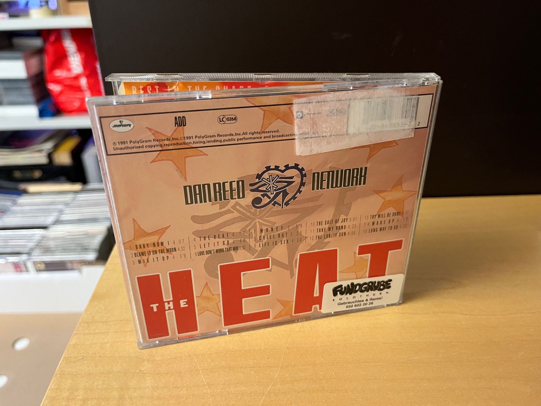 CD: Dan Reed - Heat - X01B – Usato da Küsnacht ZH venduto da hardrock.earth 1