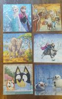 6 Ravensburger Puzzles à 49 Teile: Frozen, Bluey, Tiere
