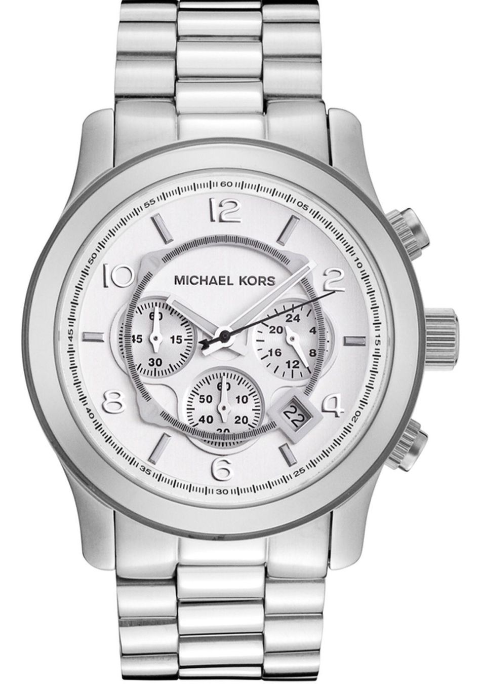 Michael Kors Orologi: MICHAEL KORS Silver Oversized Runway UHR – Nuovo (secondo la descrizione) da Zuerich venduto da Koralle8 2