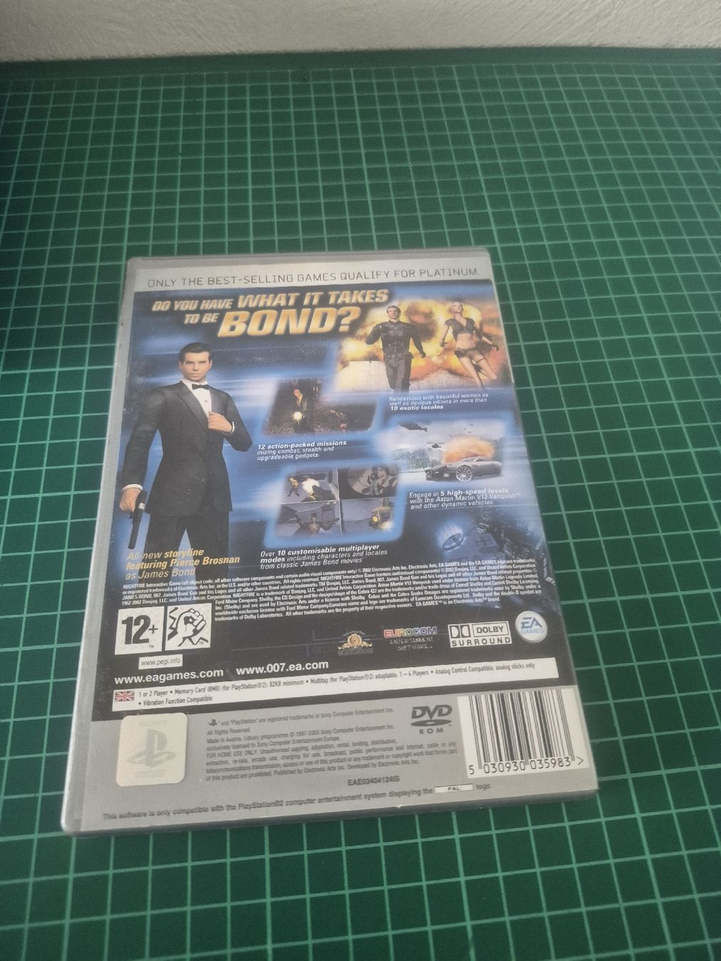 Sony Giochi: PlayStation 2 007 Nightfire Platinum edition game ps2 – Usato da Meyrin venduto da Retro-GZ 2