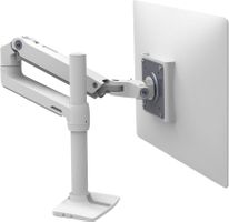 Bras Ergotron LX (blanc) + grommet mount