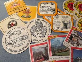 ❗10% !! Bierdeckel Sammlung div. Marken CH + D, Vintage Top!