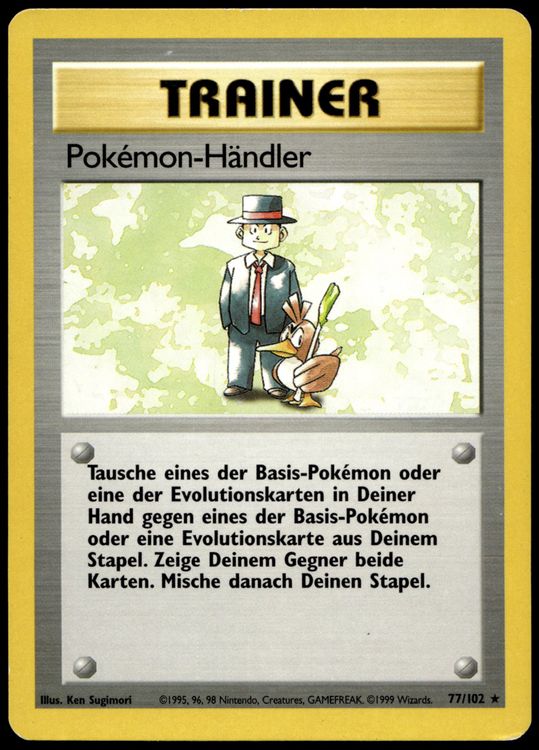 Pokémon-Händler 77/102 Rare Pokémon Base Set ab 1.- (Neu (gemäss ...
