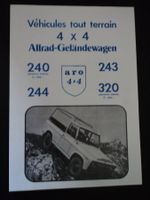 Prospekt ARO 4x4 Geländewagen 1980