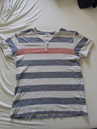 Esprit Herren T-Shirt gestreift Grösse M