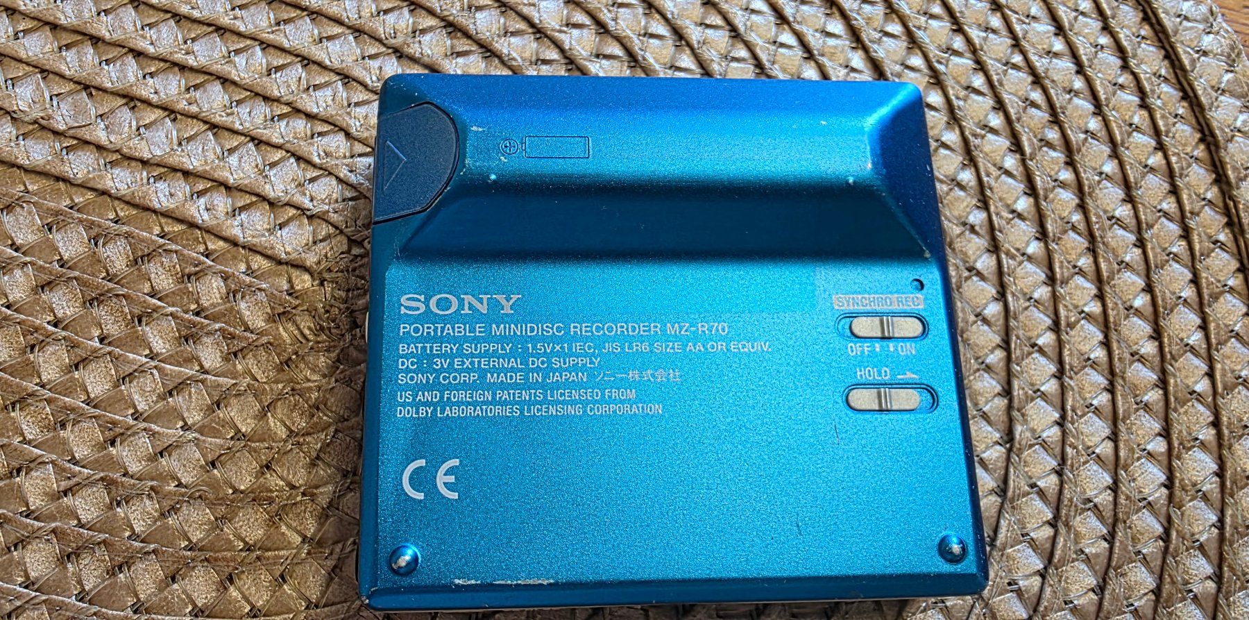 Sony Minidisc: Sony Minidisc MZ-R70 – Usato da Luzern venduto da Sulfato 1