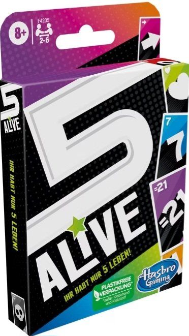 Hasbro Spiele: Kartenspiel 5 ALIVE Hasbro – Neu und originalverpackt aus Zürich von cole15