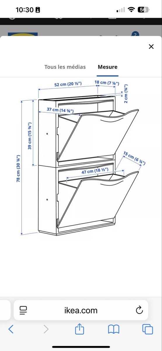Altro in Decorazioni & Accessori: Lot de 5 boîtes de rangement chaussures – Usato da Mollens VS venduto da hig_d9sl 1