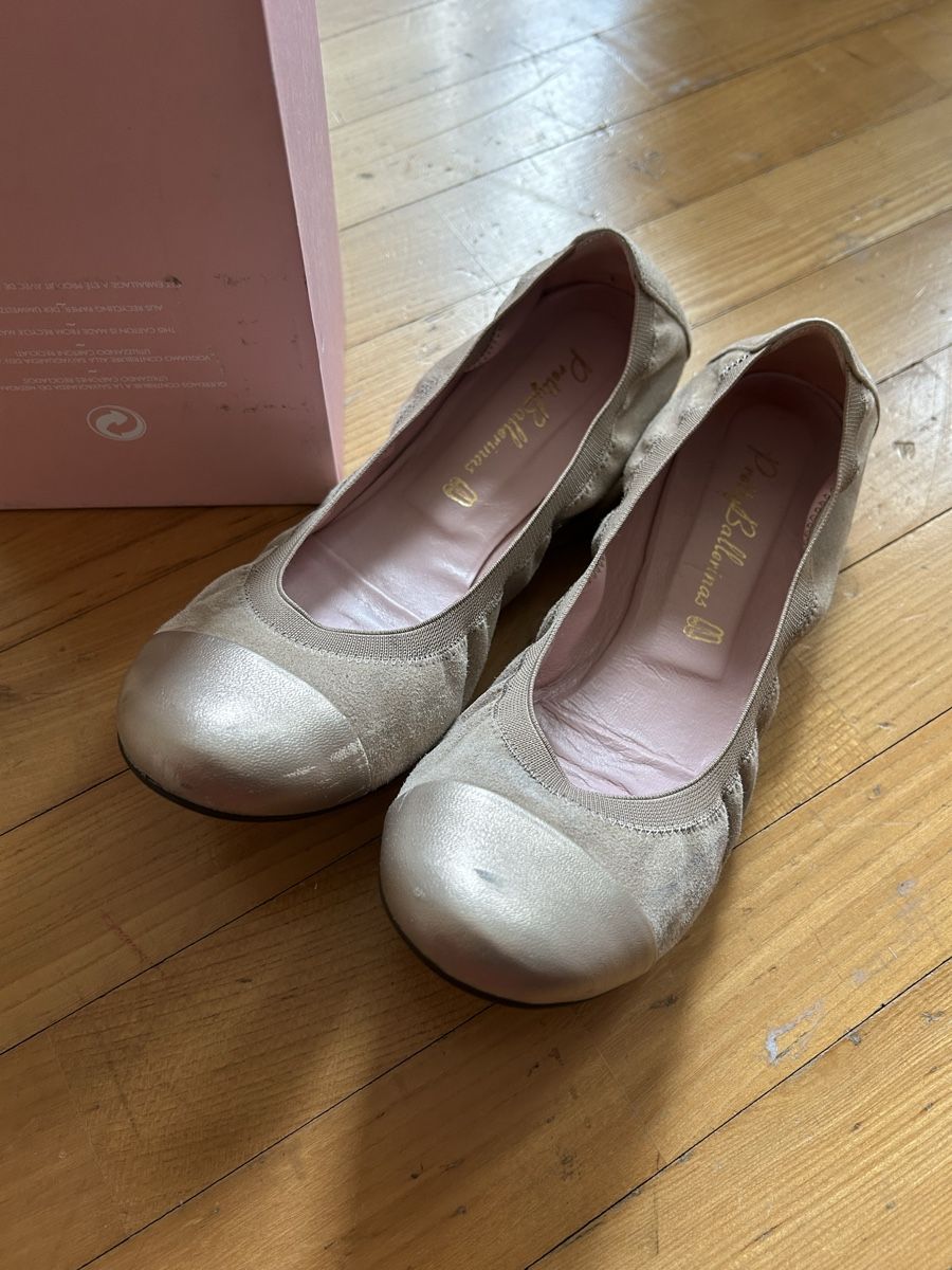 Damenschuhe: Pretty Ballerinas, Beige/Silber, Gr. 40 – Neu (gemäss Beschreibung) aus Zollikon von alessandra2m 2