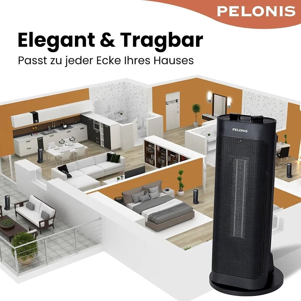 Heizgeräte: Heizlüfter Energiesparend 2000W – Neu und originalverpackt aus Winterthur von aredo 4