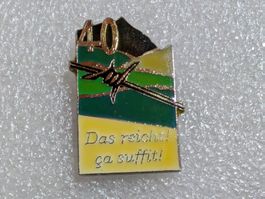 Ansteckpin 262: Das reicht