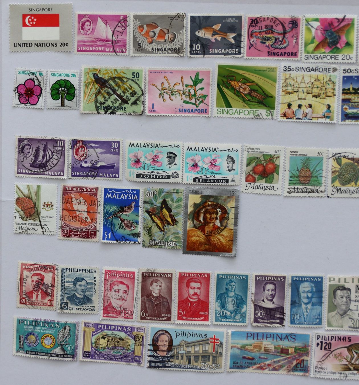 Tutti i francobolli: Briefmarken Asien (5) – Usato da Oberentfelden venduto da lakipul 1