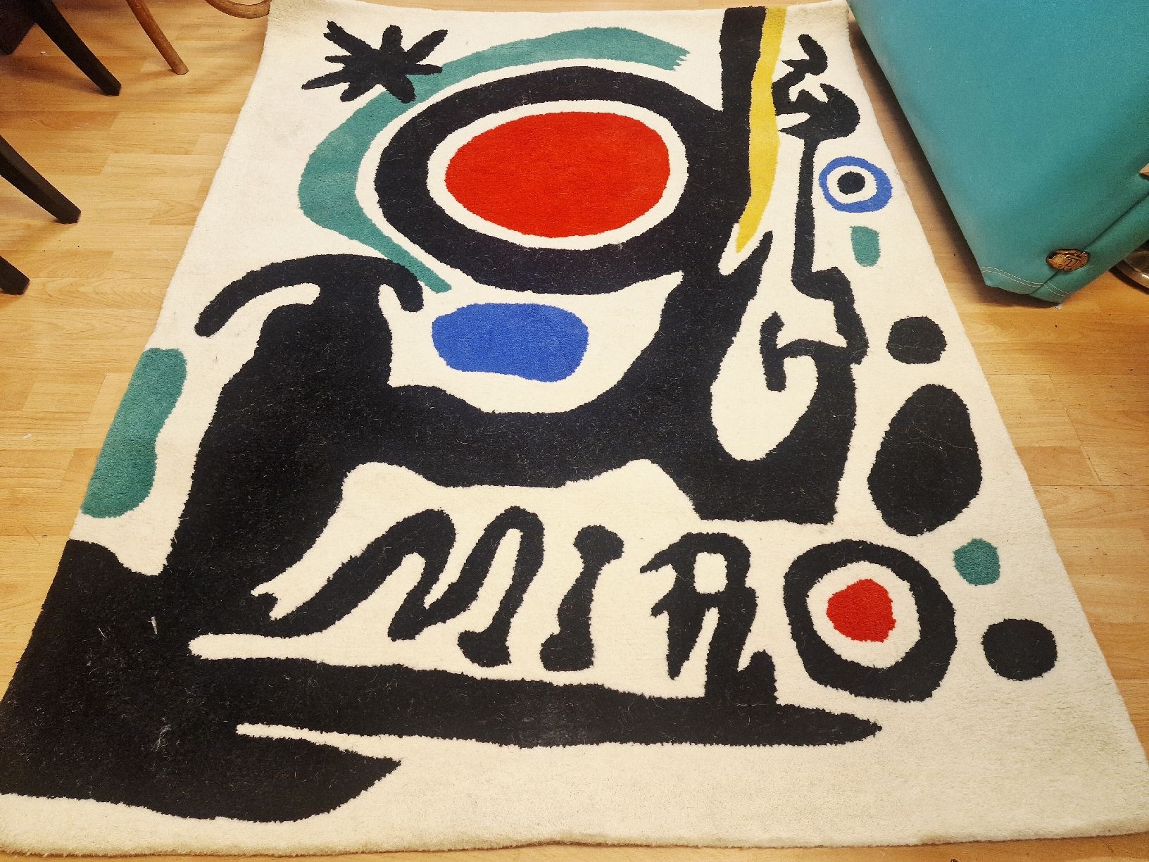 Teppiche: Teppich Miro Design modern bunte Farben gebraucht – Gebraucht aus BERN von Intarsia 3