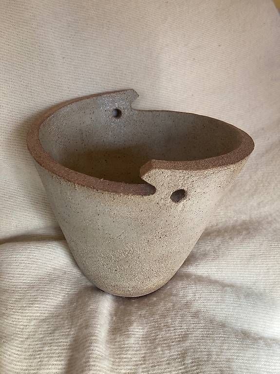 Pots de fleurs: Cache-pot artisanal en grès émaillé, étanche, pièce unique – D'occasion à Orbe par Bas15