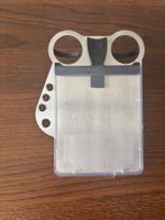 Golf Trolley, Scorecard Halter, Chromstahl