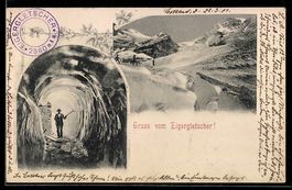 Eigergletscher, Blick in die Höhle, Ort