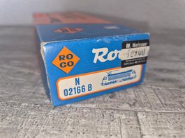 Leerkarton / OVP von Roco Spur N für die Lok Nr. 02166 B
