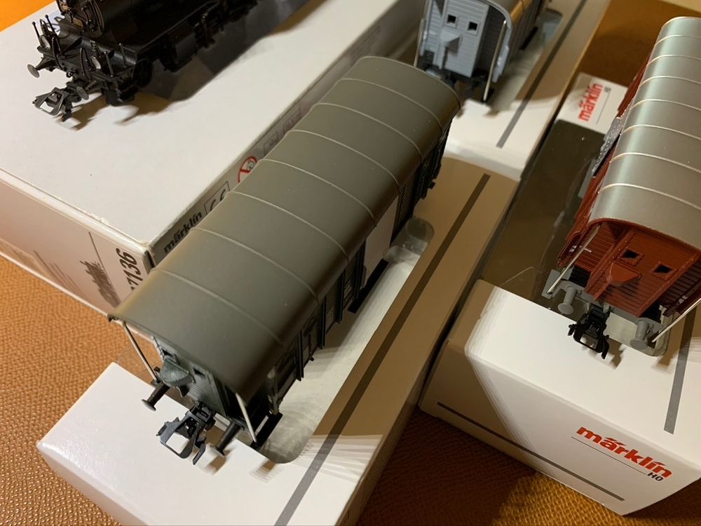 Märklin 86689 Z 3er set open goods wagons