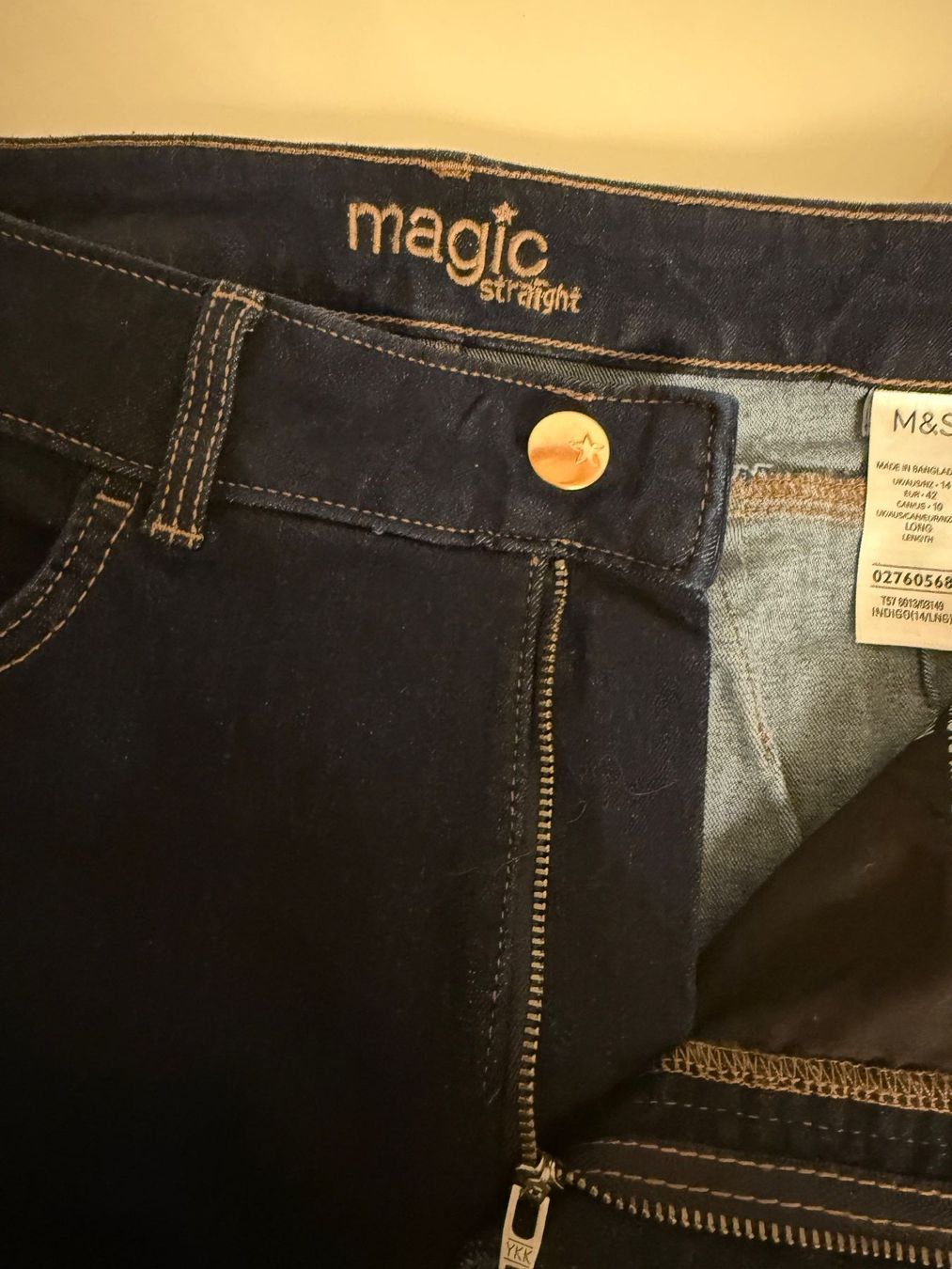 Jeans: DAMEN JEANS MAGIC STRAIGHT LONG GR. 14/42 – Nuovo (secondo la descrizione) da Steg im Tösstal venduto da goldlionfree 3