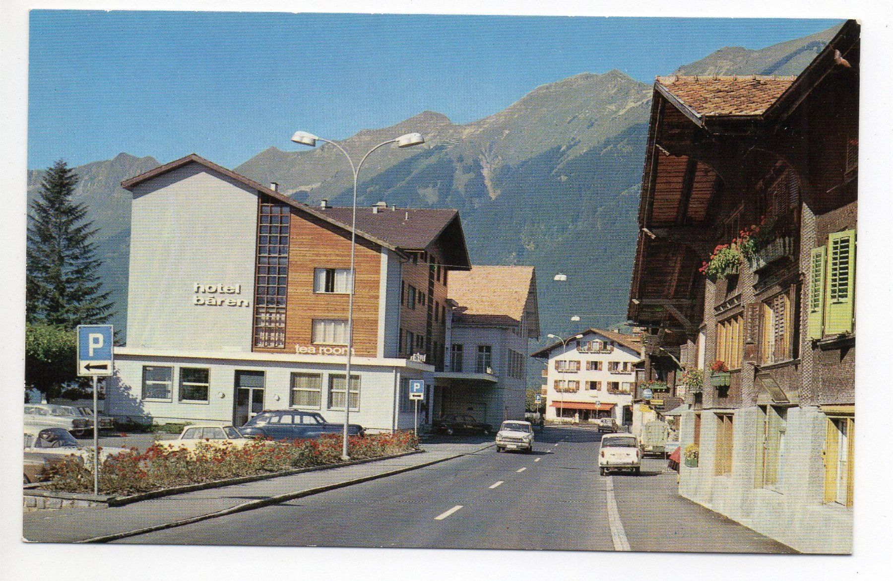 Ansichtskarten: BRIENZ Dorfstrasse mit Hotel Bären - Auto – Neu (gemäss Beschreibung) aus Jona von philajona