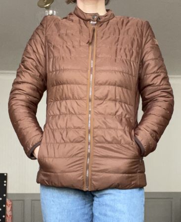 Damen Jacke Napapijri gesteppt braun Grösse S