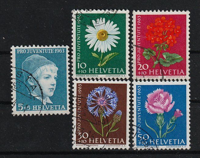 Tutti i francobolli: 1963 Serie Pro Juventute – Usato da Arlesheim venduto da gaugi43
