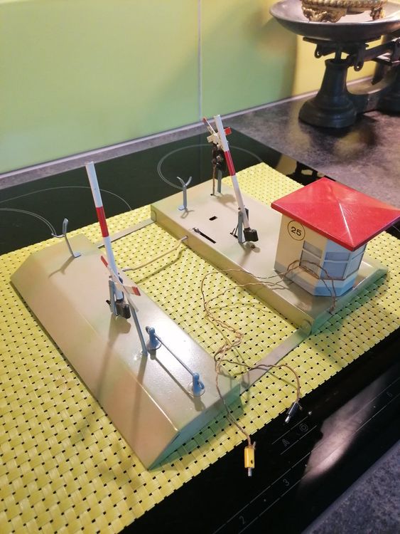🚂 Passerelle Métal Kibri Pour Train Miniature – époque 3, 26x13 Cm, Très Bon état