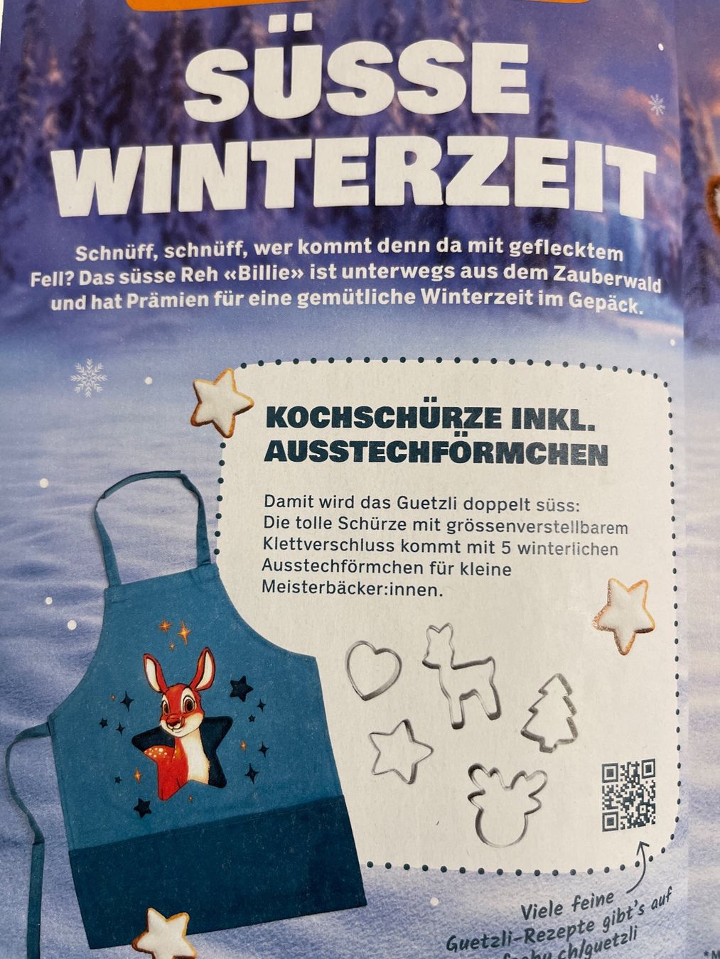 Teglie da forno: Coop- Winter Wunder- Kochschürze inkl. Ausstechförmchen – Nuovo e nell'imballaggio originale da Gelterkinden venduto da cobra0110 2