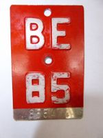 Velonummer BE 85