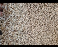 Hochflor Teppich beige gross rechteckig gebraucht