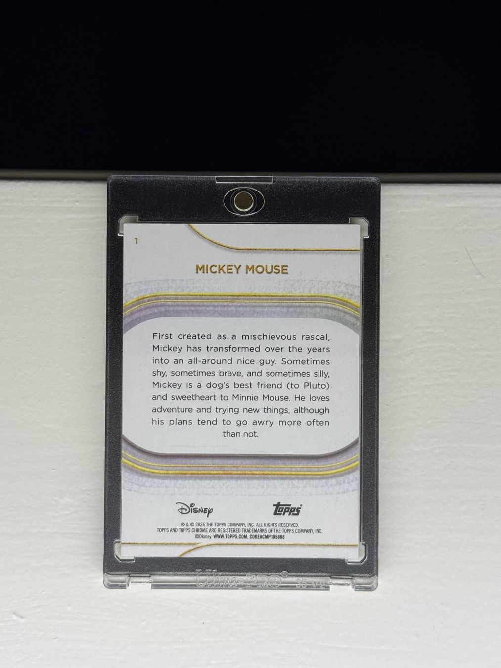 Topps Sammelbilder & Trading cards: Topps Chrome Disney Mickey Mouse Orange Refractor 18/25 – Neu (gemäss Beschreibung) aus Grandson von nopaoch 1