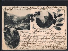 Vorläufer-AK Thusis, 1895, Viamala II. 