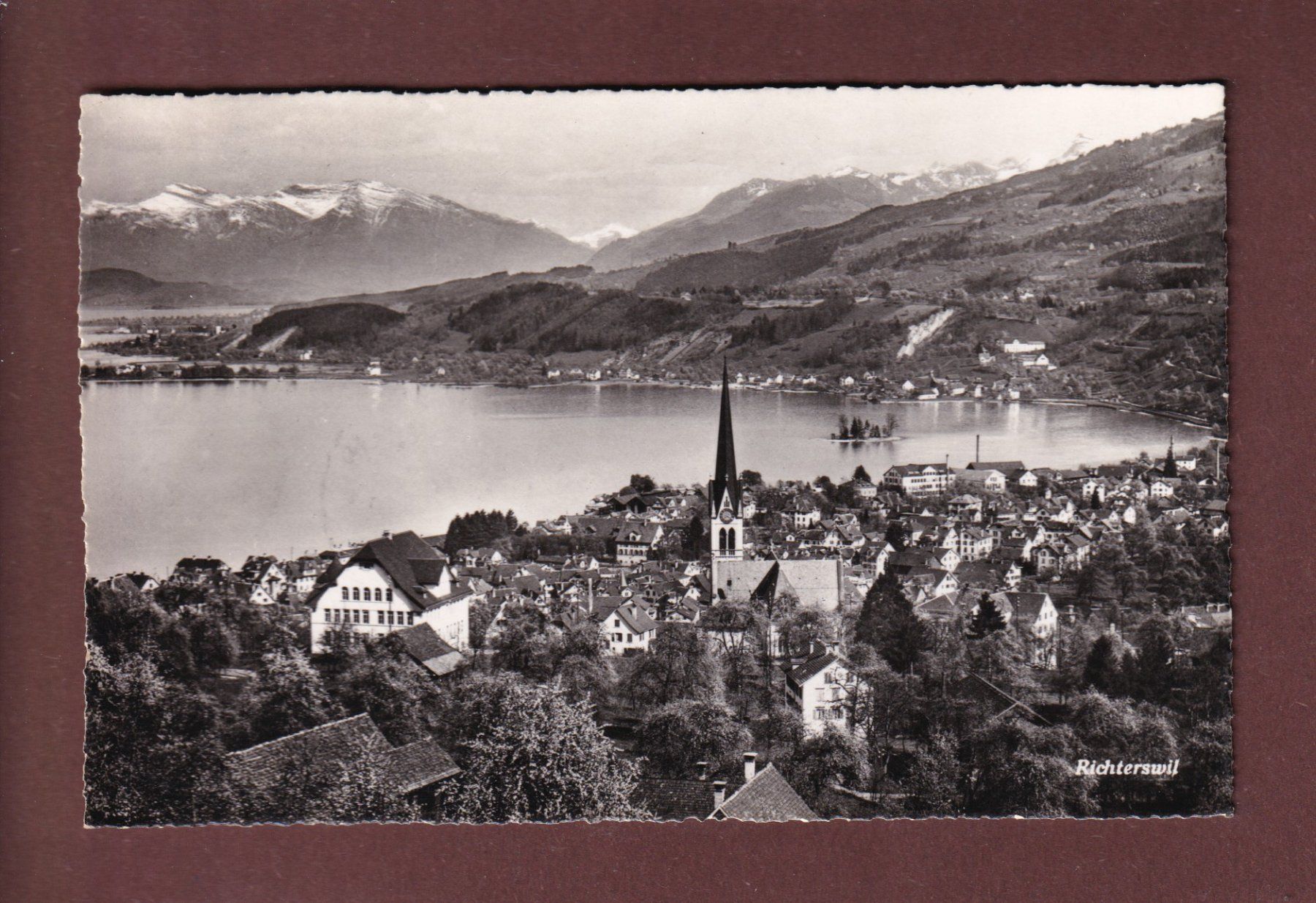 Cartoline postali: RICHTERSWIL - 1953 – Usato da Pully venduto da nicecards-shop