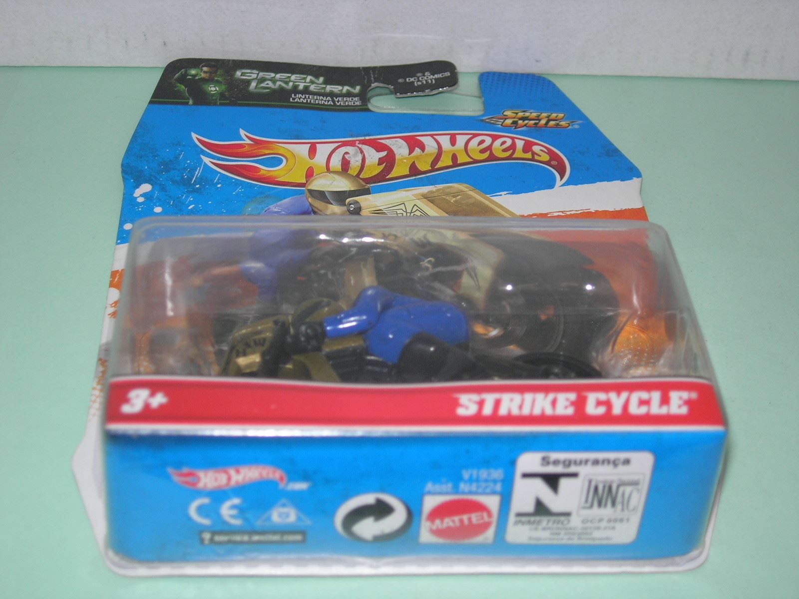 Hot Wheels Giocattoli: STRIKE CYCLE  - Speed Cycles blau * Hot Wheels – Nuovo e nell'imballaggio originale da Hornussen venduto da Corvette- 3