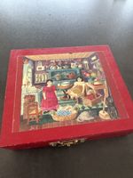 Vintage ABC/Bild Holzbausteine im HolzEtui von Gisela Graham