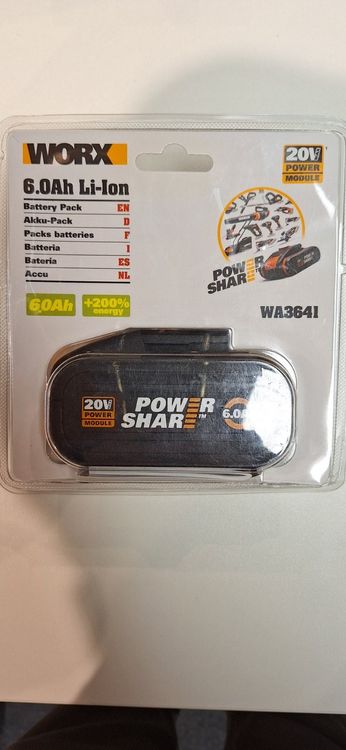 Worx Akku-Pack WA34641 20V 6.0Ah | Kaufen auf Ricardo