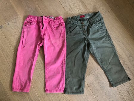2 x 3/4 Hose Mädchen Garcia Jeans, S.Oliver Gr. 164