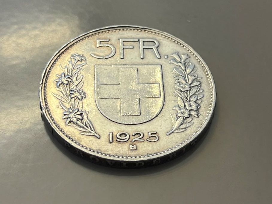 Tutti le monete: 5 Franken 1925, Vorzüglich!!! – Usato da Tägerwilen venduto da Beata1sager