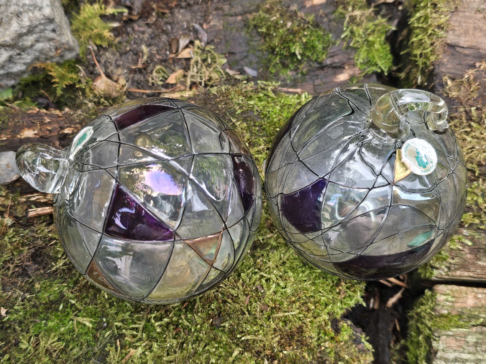 Bicchieri: 2 Mundgeblasene Kugeln – Usato da Walkringen venduto da Vanuca 2