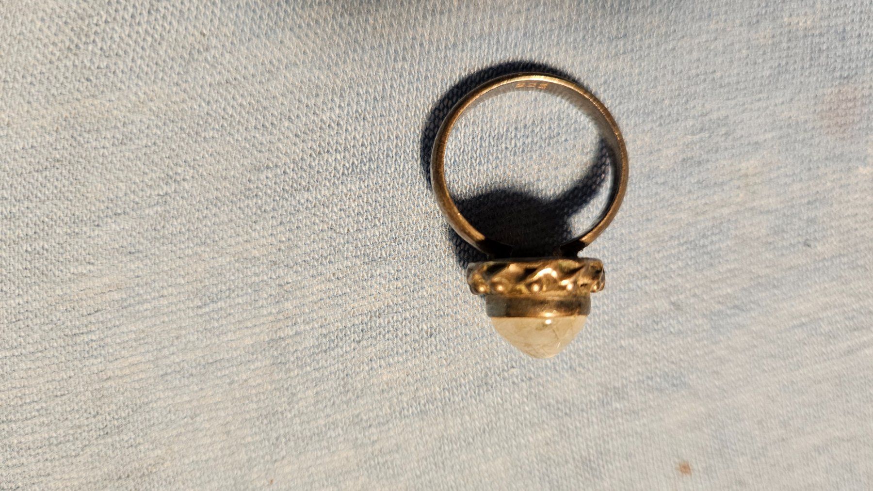 Anelli: Silberring Mondstein Vintage – Usato da Feldbrunnen venduto da Kolosseum111 1