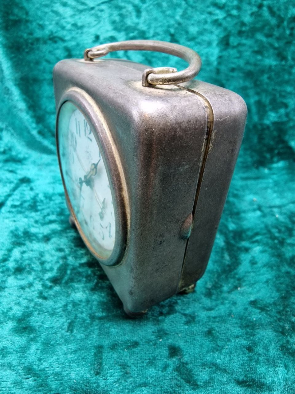 Junghans Sveglie: sehr seltene, antike, JUNGHANS, Reisewecker – Usato da Bassersdorf venduto da antikvintage 2