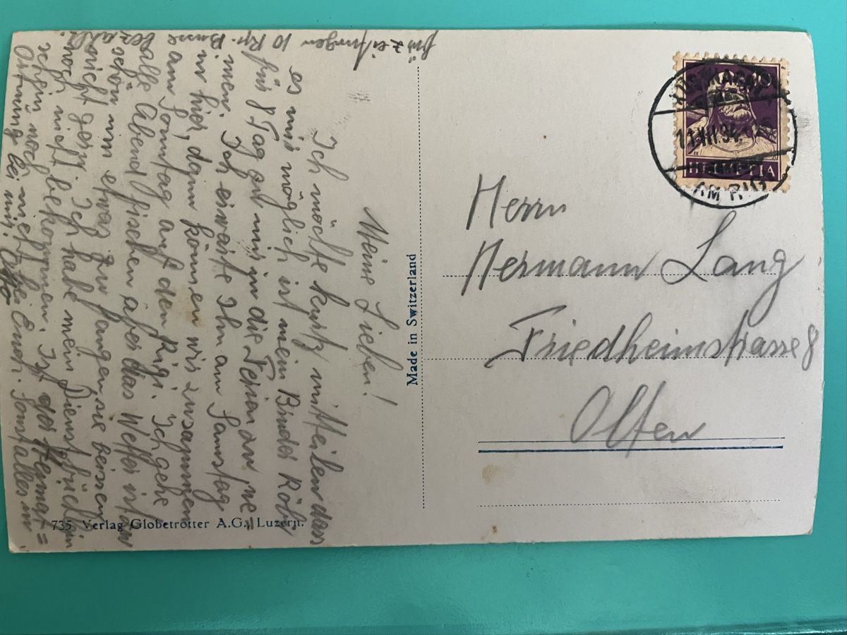 Cartes postales: Ansichtskarte Greppen mit Pilatus  – D'occasion à Bauma par Baumer71 1