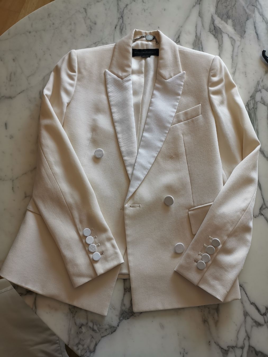 Stella McCartney Giacche: Stella McCartney Woll Seide Blazer – Usato da Uerikon venduto da pink_flamingo