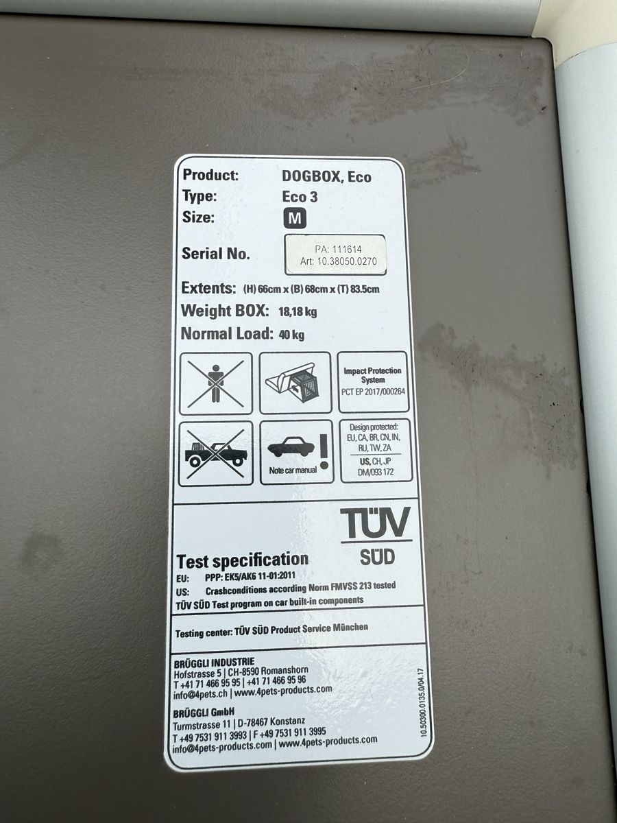 4pets Gabbie, trasporto & Sicurezza: Hundebox 4Pets Eco 3M – Usato da Kölliken venduto da pho_2wcw 1